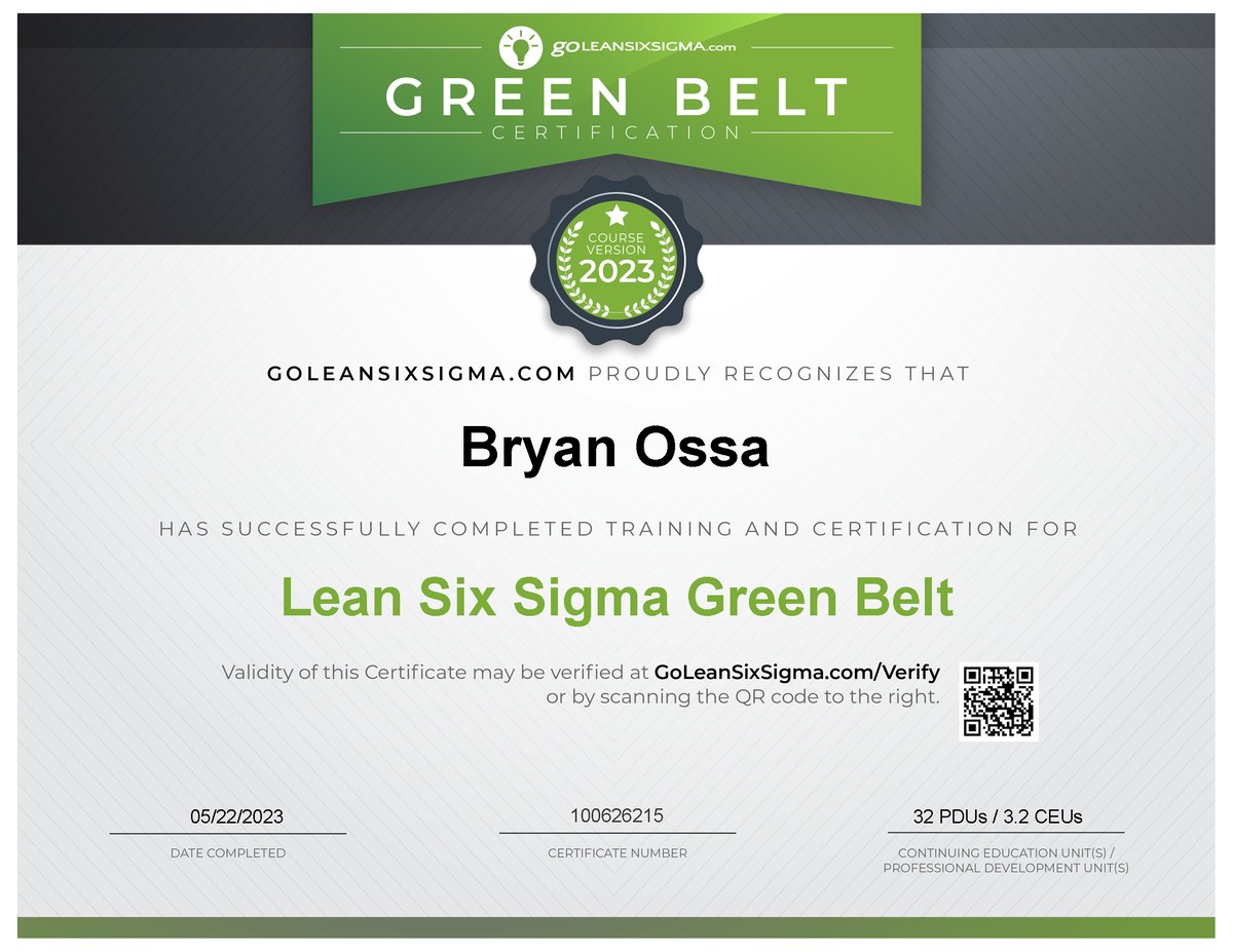 Green Belt   Lean Six Sigma   GoLeanSixSigma